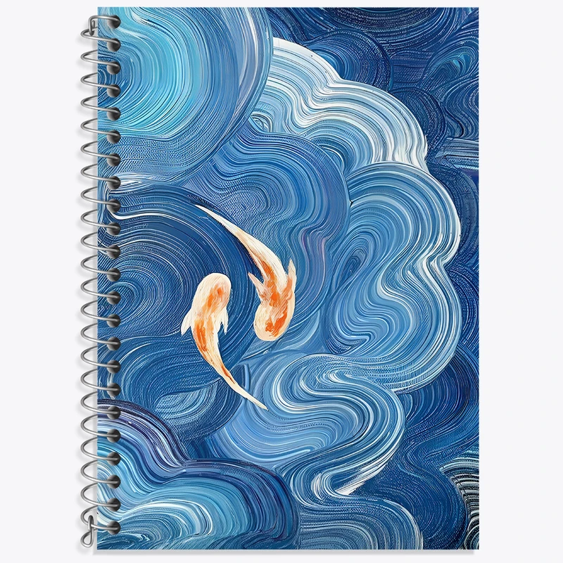 دفتر نت موسیقی 50 برگ خندالو طرح ماهی قرمز کد F4814