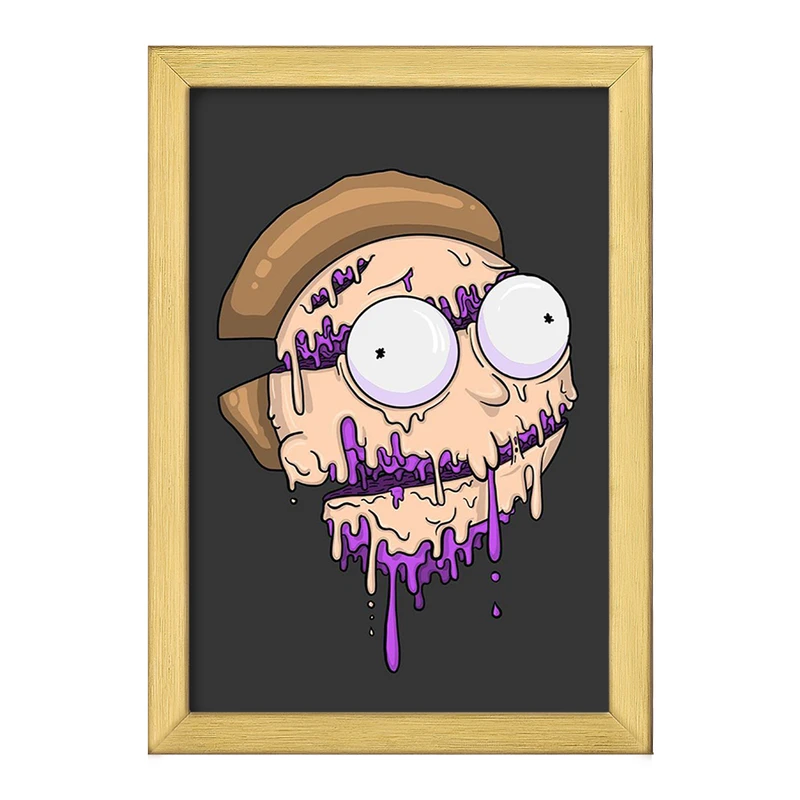 تابلو خندالو طرح ریک و مورتی Rick and Morty  کد 3209