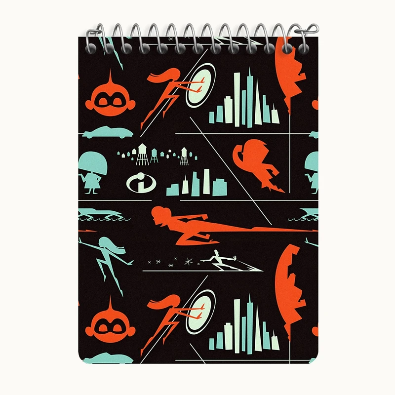 دفتر یادداشت 50 برگ خندالو طرح شگفت انگیزان (The Incredibles) کد N3247