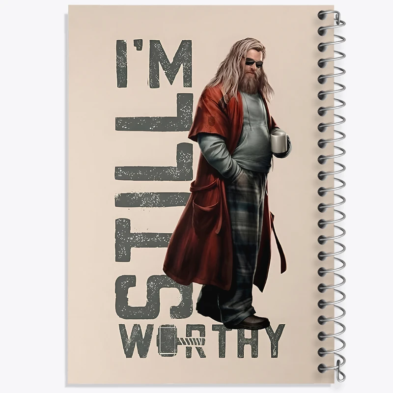 دفتر مشق 50 برگ خندالو طرح ثور مارول (Marvel) کد F10512