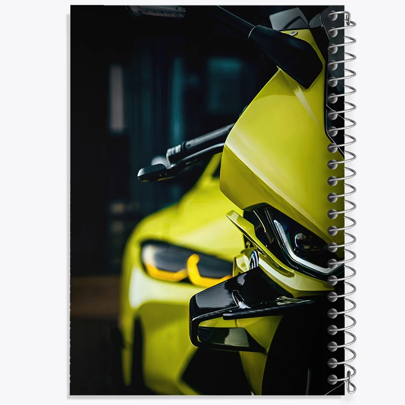 دفتر مشق 50 برگ خندالو طرح موتور و ماشین اسپرت کد F8563