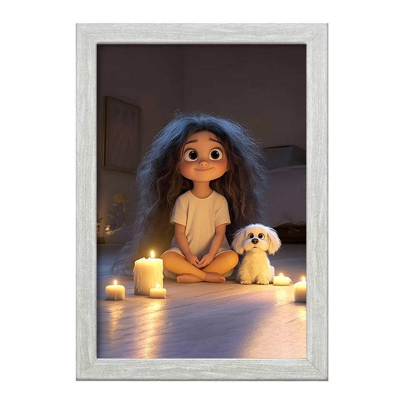 تابلو خندالو طرح دخترانه بامزه کد F8753