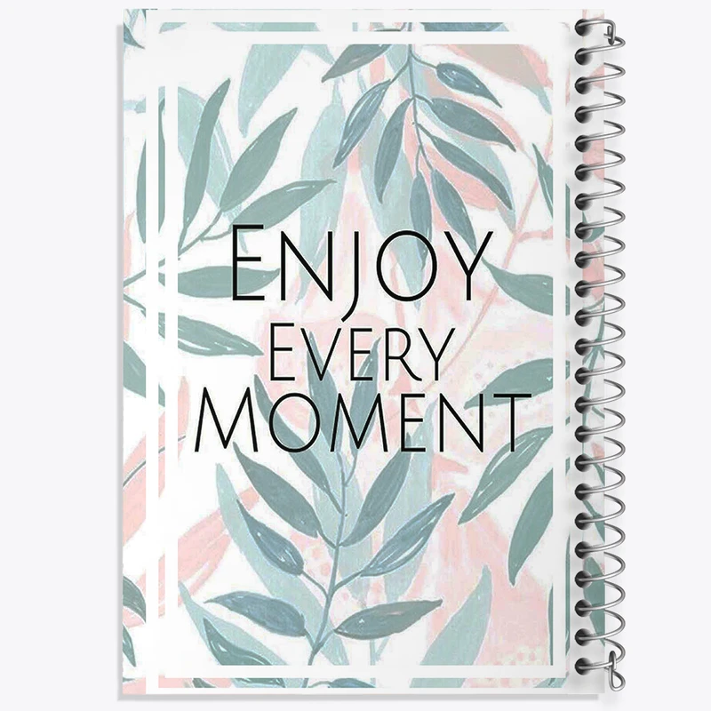 دفتر مشق 50 برگ خندالو طرح Enjoy Every Moment کد F11496