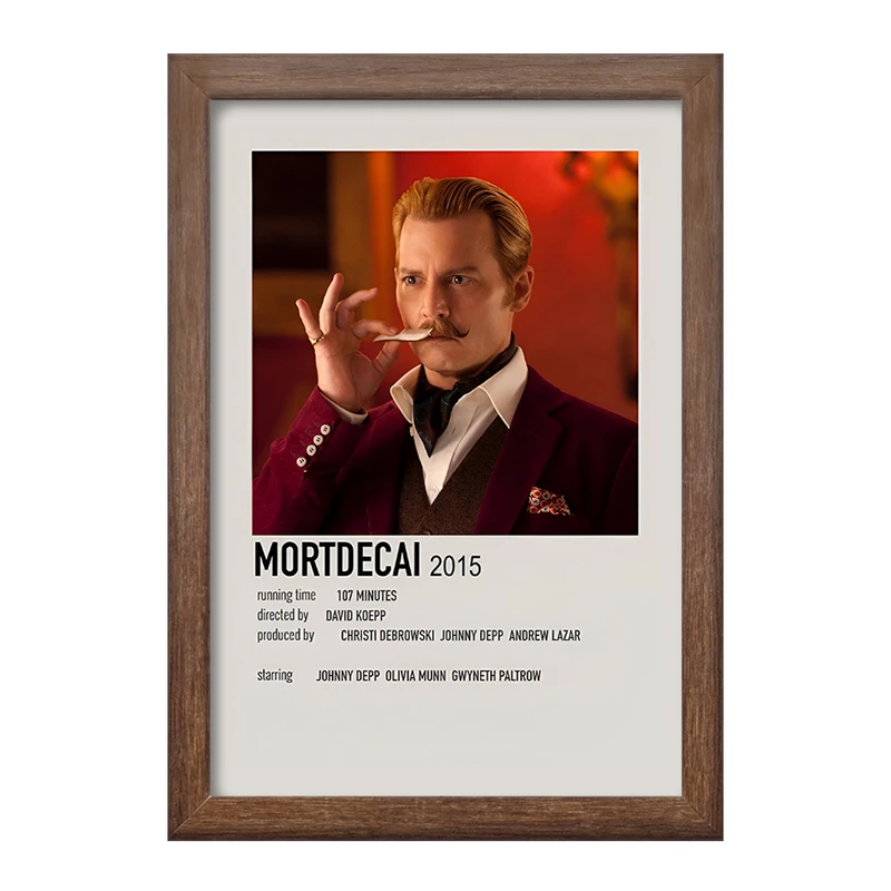 تابلو خندالو طرح موردکای (Mortdecai) کد F13079