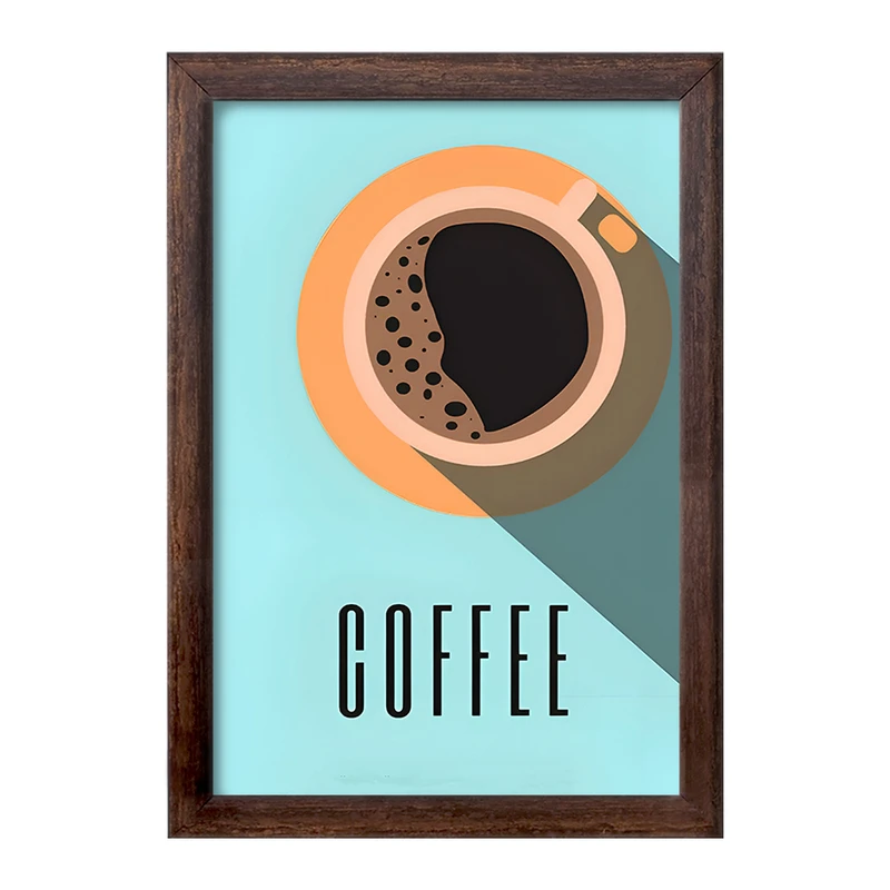 تابلو خندالو طرح قهوه (COFFEE) کد F10407