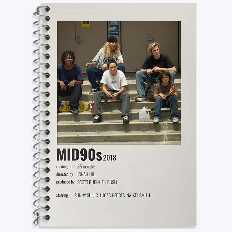 دفتر زبان 50 برگ خندالو مدل سه خط طرح نیمه دهه 90 (Mid90s) کد F12983