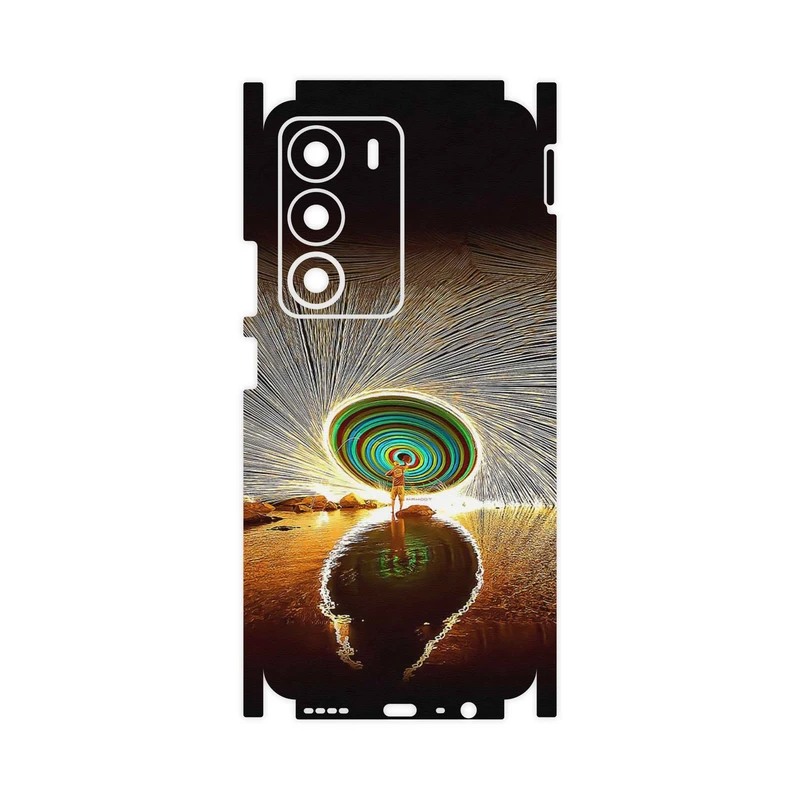 برچسب پوششی ماهوت مدل Night Light Fountain-FullSkin مناسب برای گوشی موبایل ریلمی C71