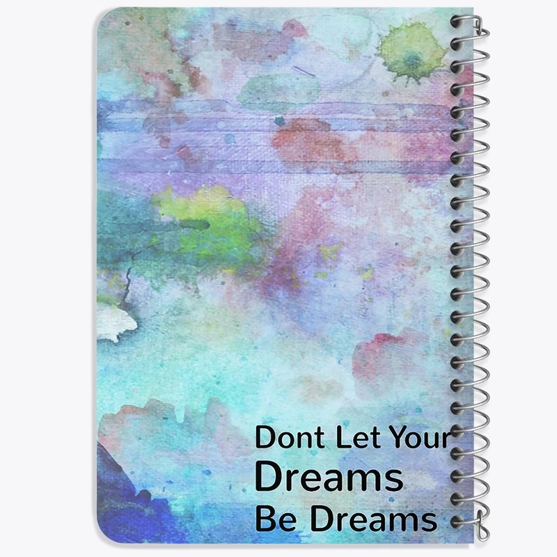 دفتر یادداشت 50 برگ خندالو طرح Don’t Let Your Dreams Be Dreams کد F11540
