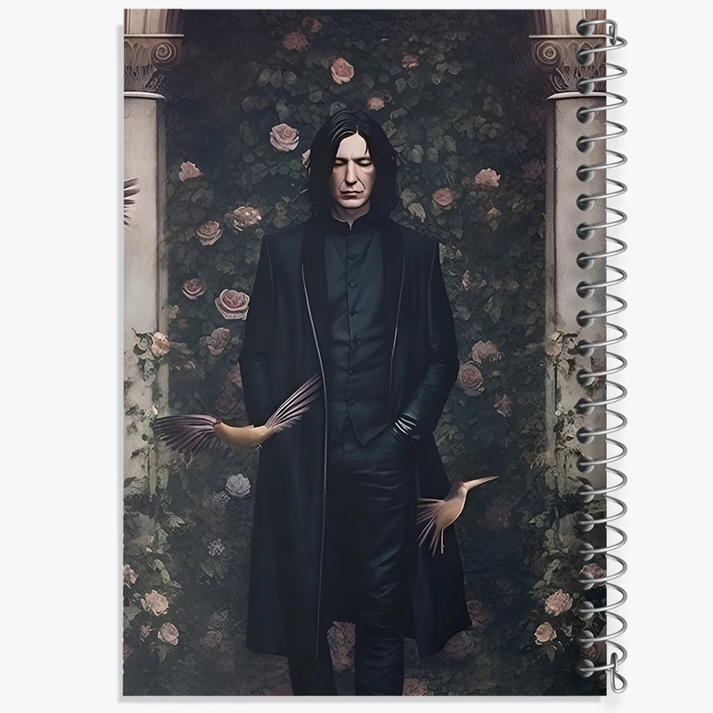 دفتر شطرنجی 50 برگ خندالو طرح اسنیپ هری پاتر کد F3414