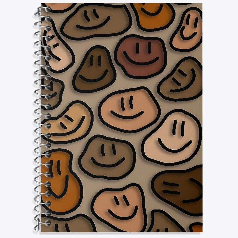 دفتر لغت 50 برگ خندالو طرح ایموجی کد F3910