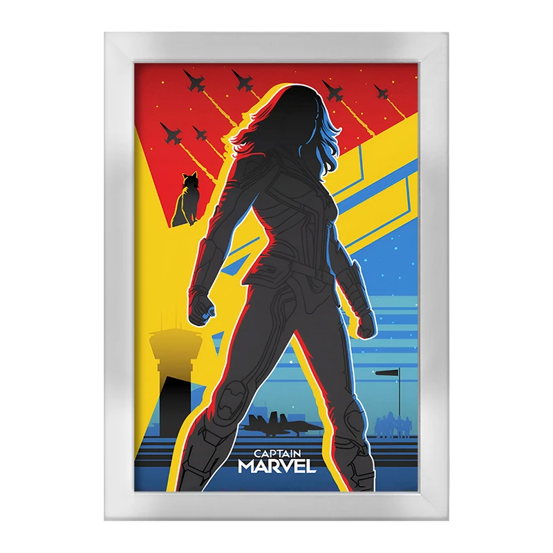 تابلو خندالو طرح کاپیتان مارول (Captain Marvel) کد F13573