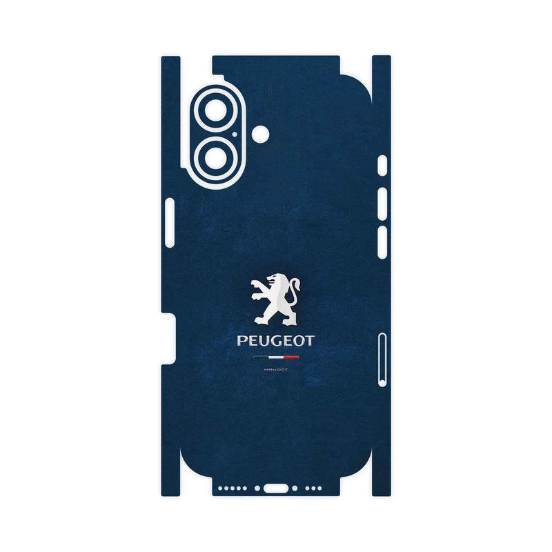 برچسب پوششی ماهوت مدل Peugeot_Logo-FullSkin مناسب برای گوشی موبایل اپل iPhone 17