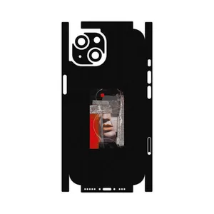 MAHOOT Collage of Mouth-FullSkin Cover Sticker for Apple iPhone 14