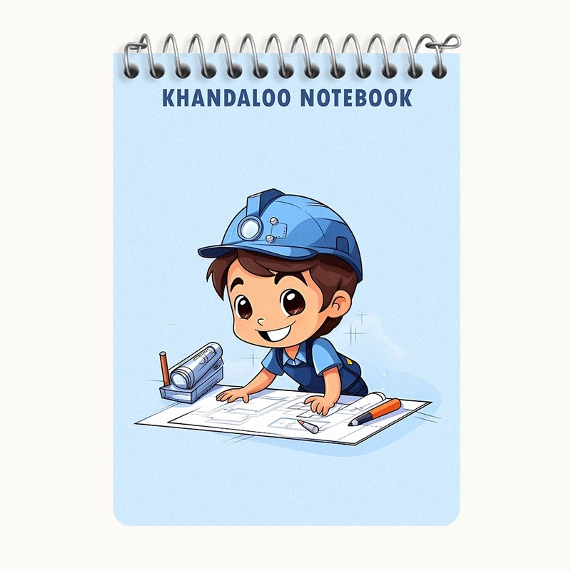 دفتر یادداشت 50 برگ خندالو طرح مهندس کیوت کد N5924