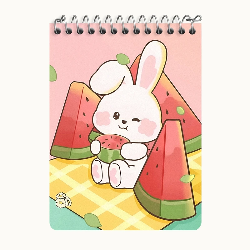 دفتر یادداشت 50 برگ خندالو طرح خرگوش کیوت کد N4135