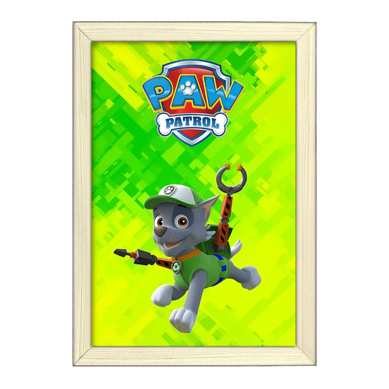 تابلو خندالو طرح راکی سگ های نگهبان کد F11016