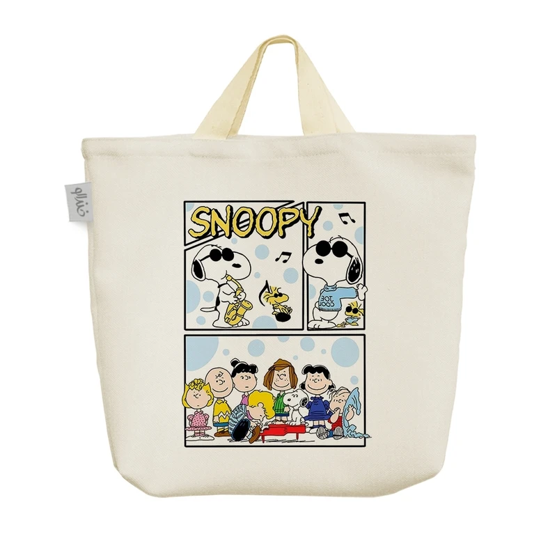 ساک خرید خندالو مدل اسنوپی (Snoopy) کد H2833