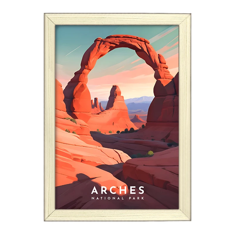 تابلو خندالو طرح پارک ملی آرچز (Arches National Park) کد F12897