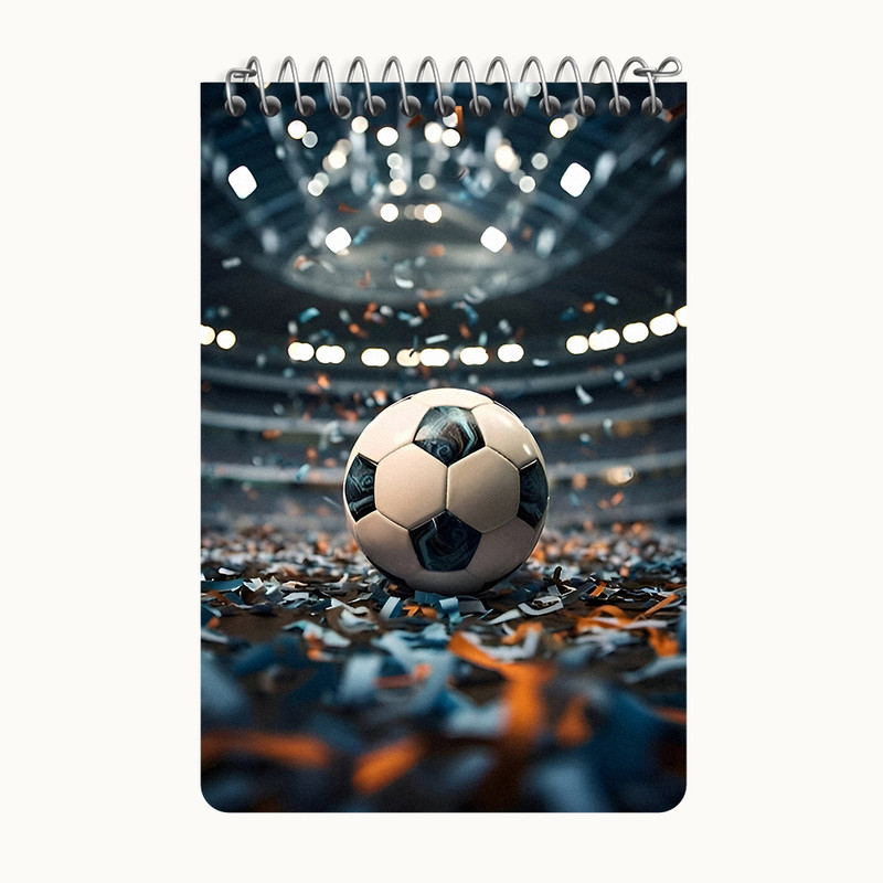 دفتر یادداشت 50 برگ خندالو طرح توپ فوتبال کد F9529