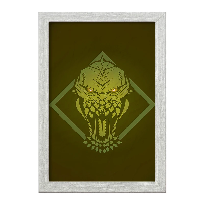 تابلو خندالو طرح بازی شکارچی هیولا (Monster Hunter) کد 33229