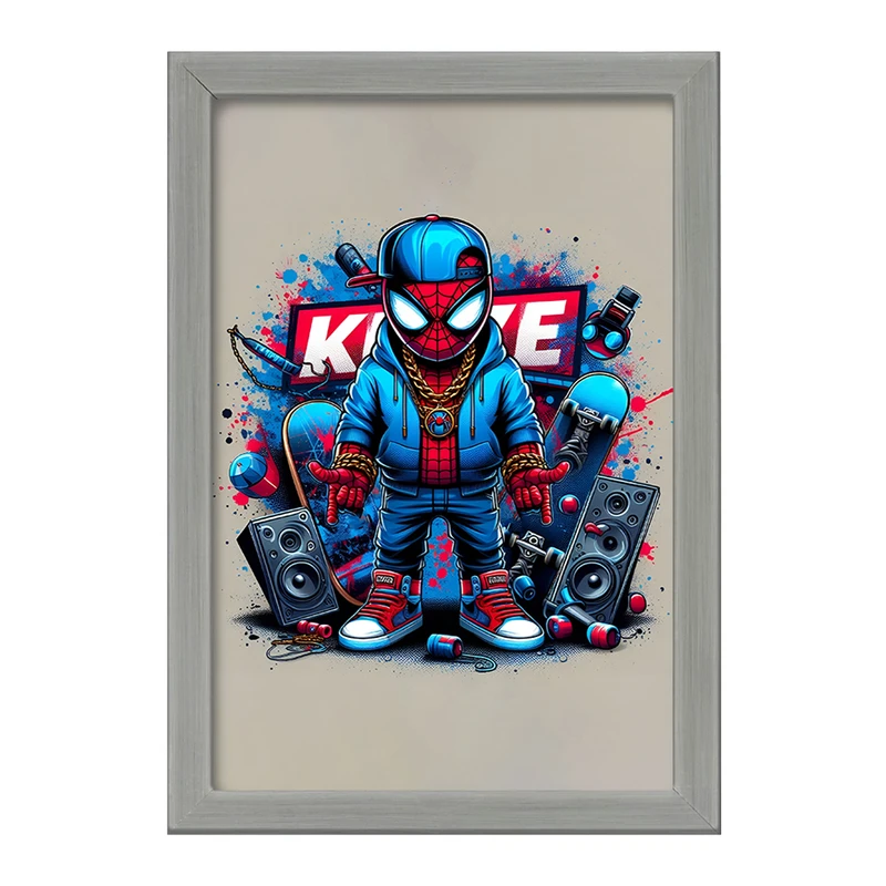 تابلو خندالو طرح مرد عنکبوتی (Spider Man) کد F4416