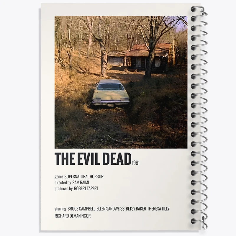 دفتر طراحی 50 برگ خندالو طرح مرده شیطانی (The Evil Dead) کد F13112