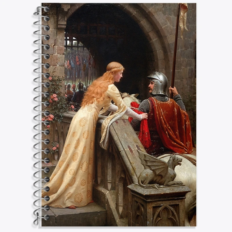 دفتر لغت 50 برگ خندالو طرح نقاشی خدا سرعت اثر ادموند بلر لیتون کد F12469