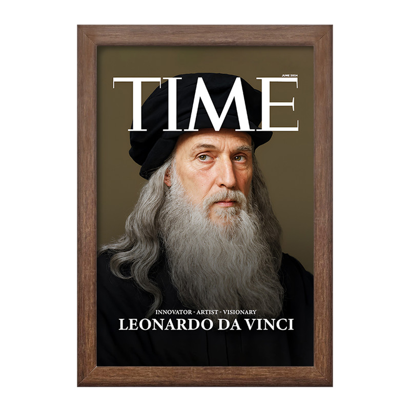 تابلو خندالو طرح لئوناردو داوینچی کد F14185