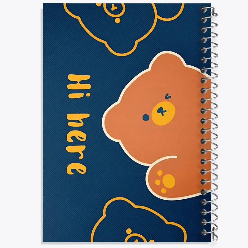 دفتر مشق 100 برگ خندالو طرح خرس بامزه کد N9440