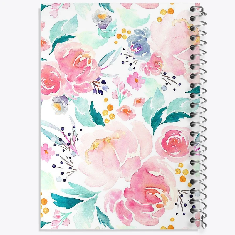 دفتر طراحی 50 برگ خندالو طرح گل  کد 2232