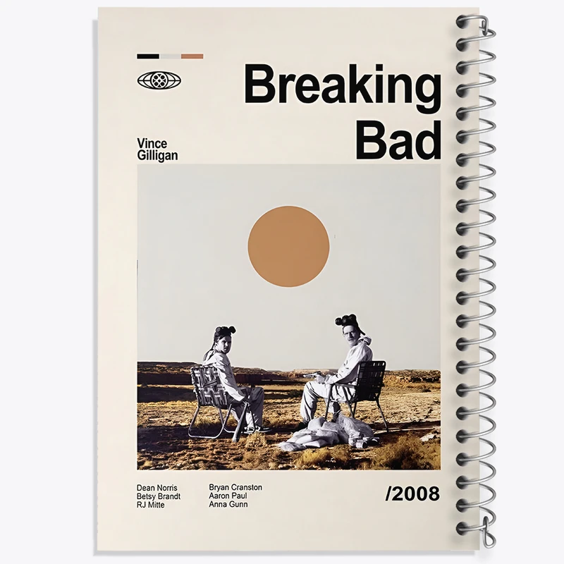 دفتر مشق 100 برگ خندالو طرح برکینگ بد (Breaking Bad) کد F13847