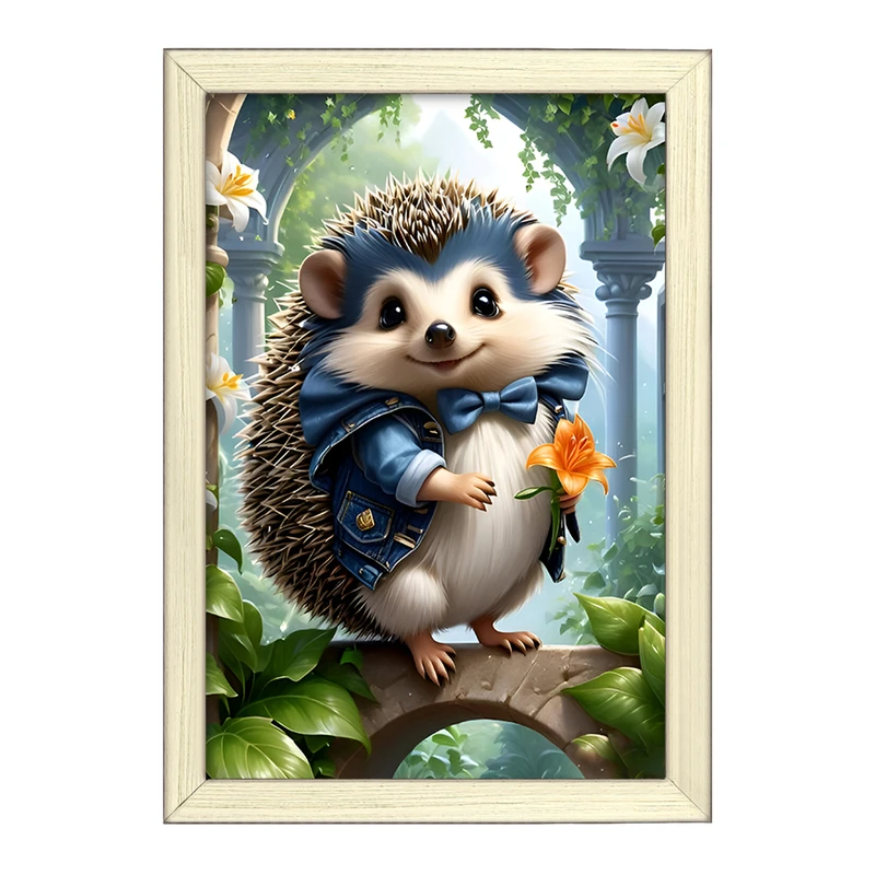 تابلو خندالو طرح جوجه تیغی کد F6752