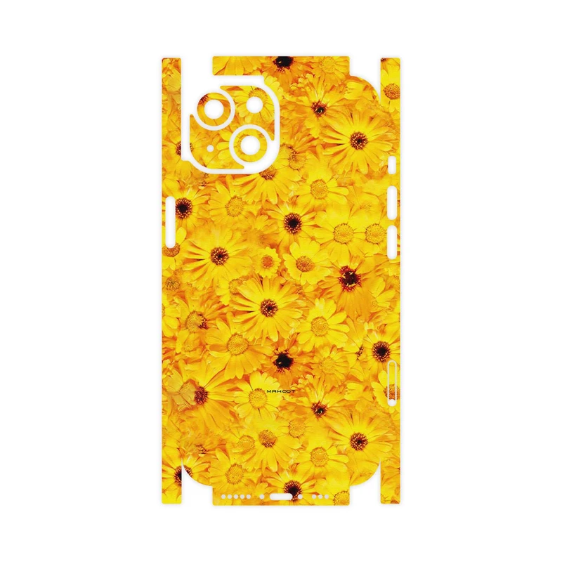 برچسب پوششی ماهوت مدل Yellow_Flower-FullSkin مناسب برای گوشی موبایل اپل iPhone 14