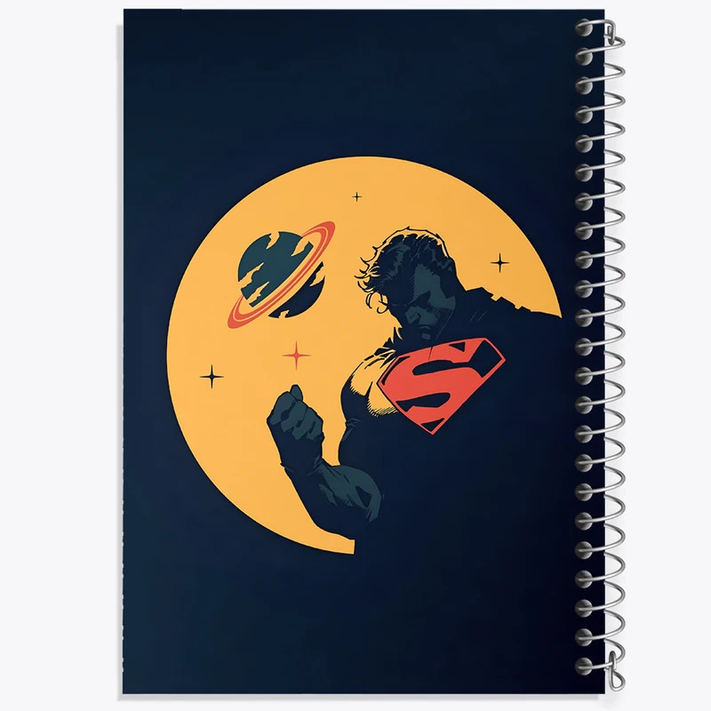 دفتر نقاشی 50 برگ خندالو طرح سوپر من کد F10517