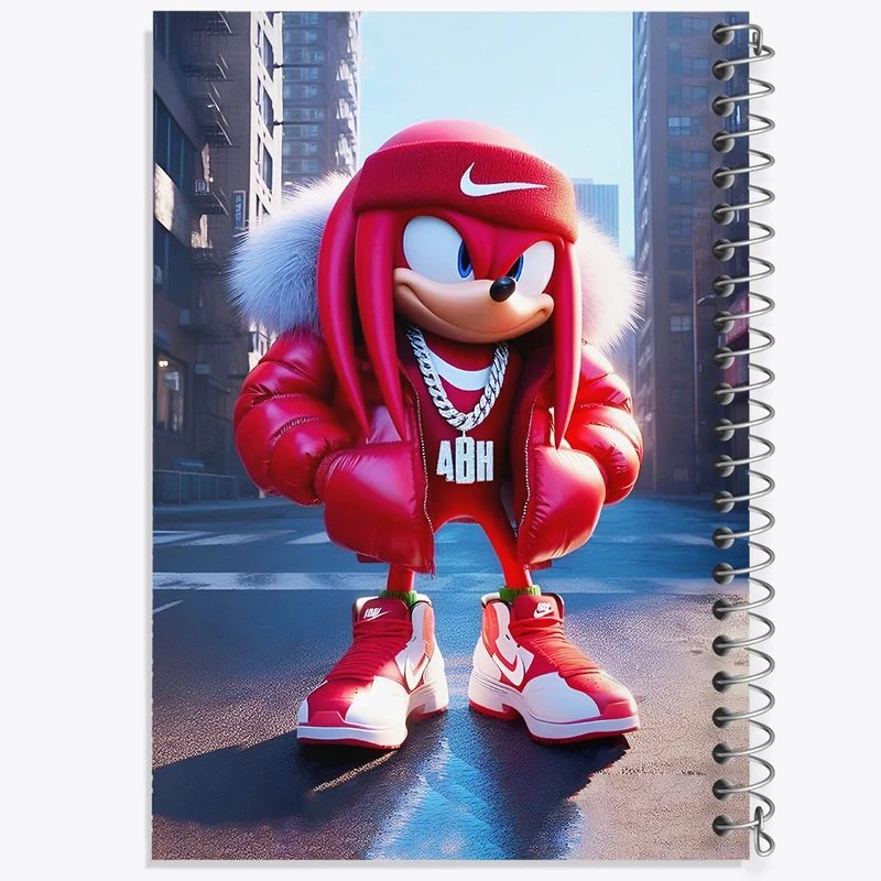 دفتر مشق 50 برگ خندالو طرح سونیک (Sonic) کد F4411