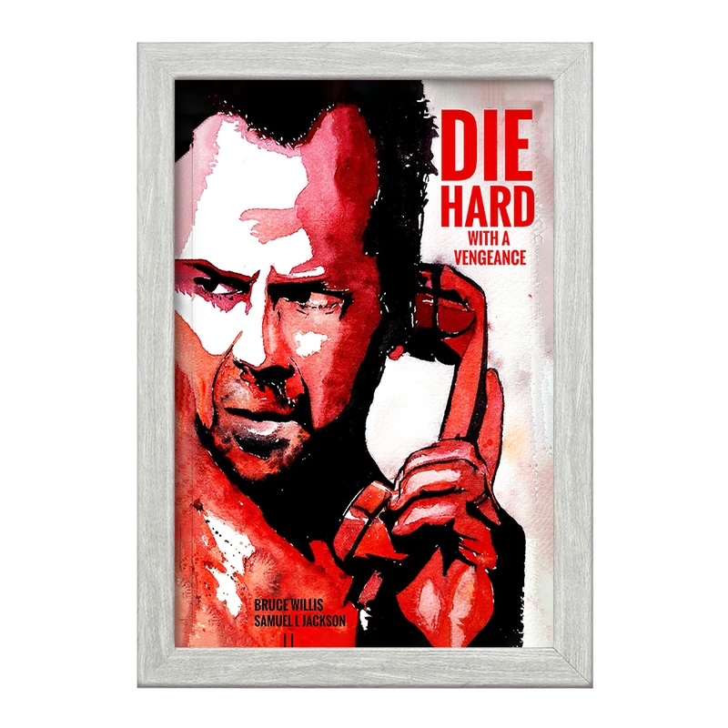 تابلو خندالو طرح جان سخت (Die Hard) کد F11370