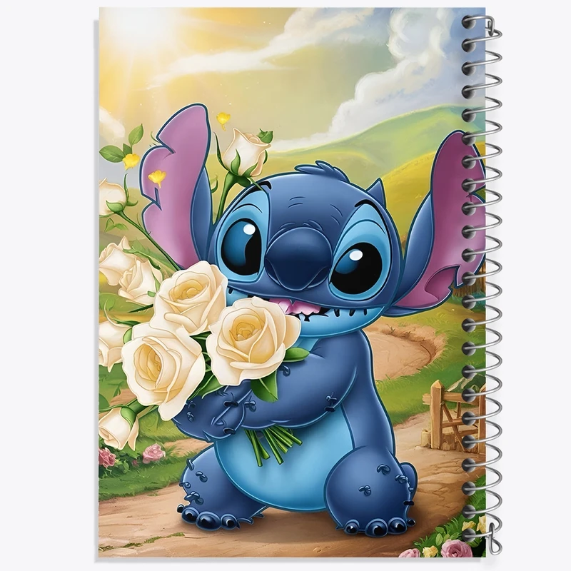 دفتر شطرنجی 50 برگ خندالو طرح استیچ کد F11005