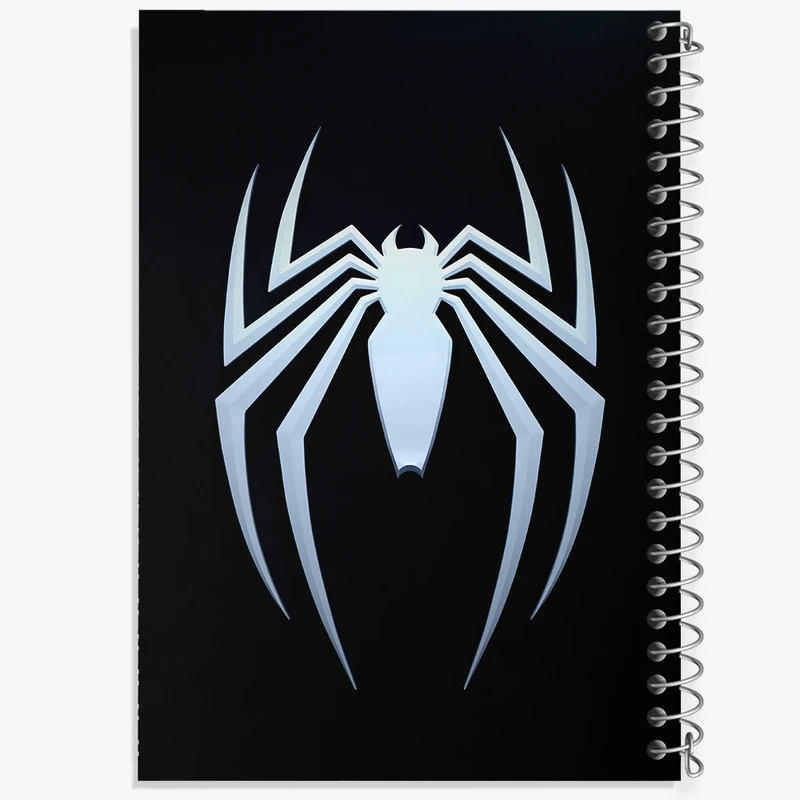 دفتر طراحی 50 برگ خندالو طرح مردعنکبوتی کد 30837