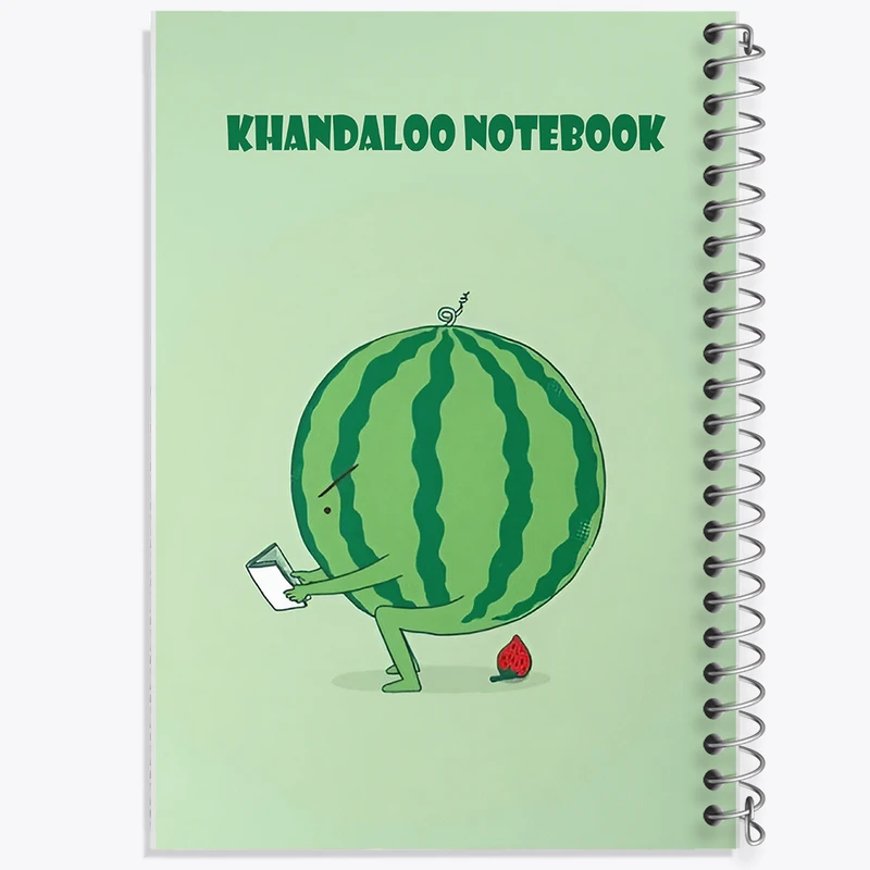 دفتر مشق 100 برگ خندالو طرح هندوانه بامزه کد N7375