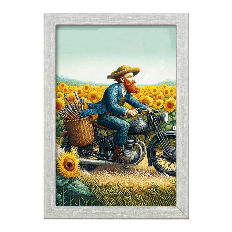 تابلو خندالو طرح ونسان ونگوگ کد F8781