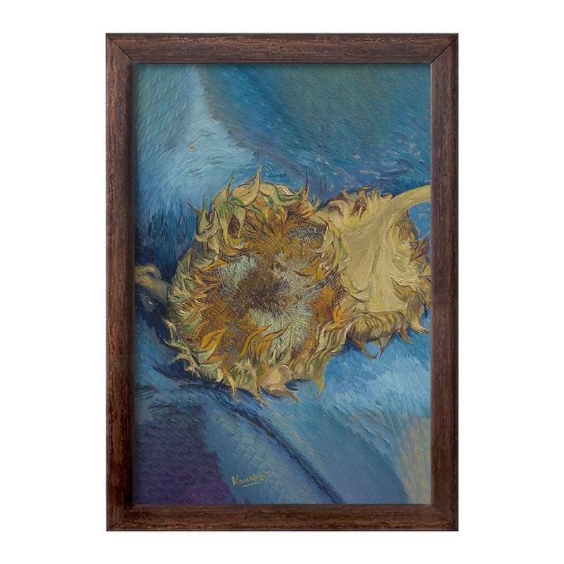 تابلو خندالو طرح نقاشی آفتابگردان اثر ونسان ونگوگ کد F12275 تابلو خندالو طرح نقاشی آفتابگردان اثر ونسان ونگوگ کد F12275