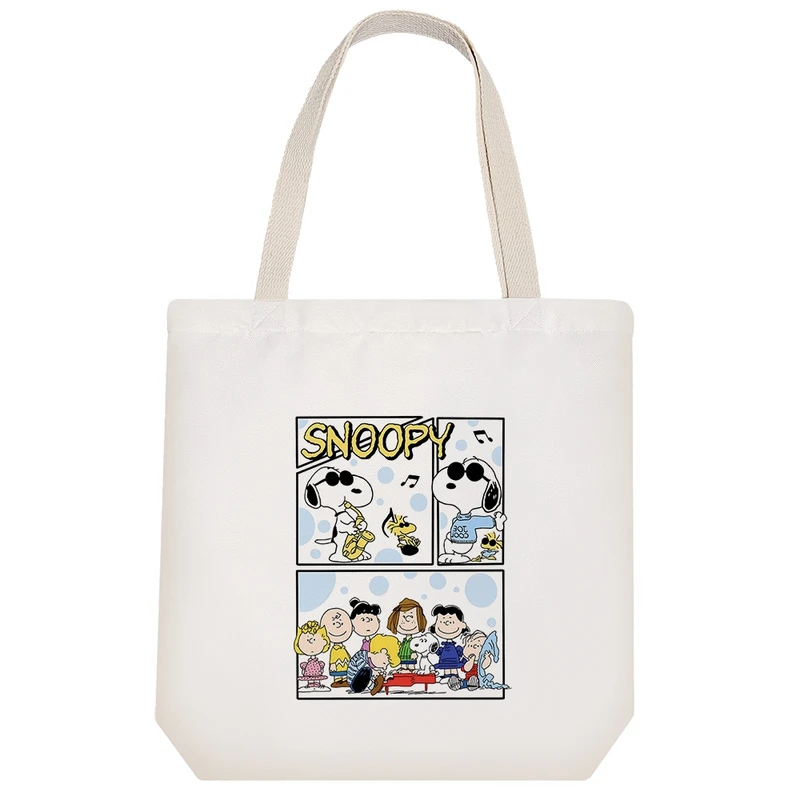 ساک خرید خندالو مدل اسنوپی (Snoopy) کد H2833