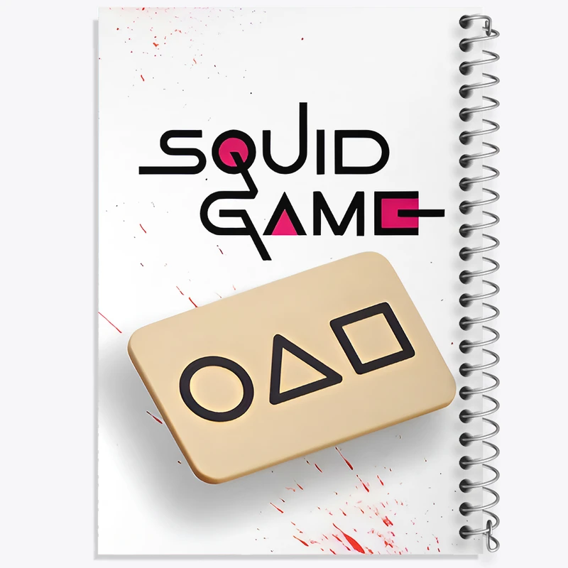 دفتر مشق 50 برگ خندالو طرح بازی مرکب (Squid Game) کد F11779