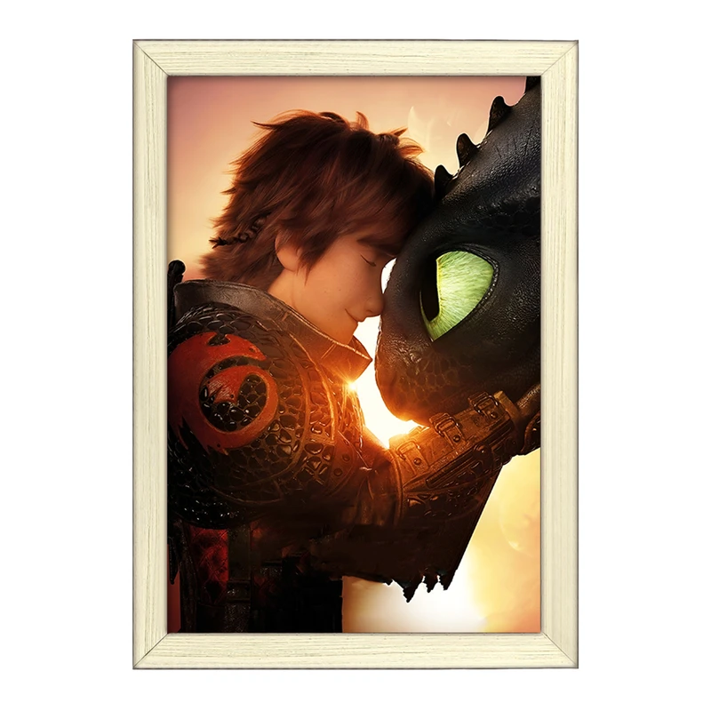 تابلو خندالو طرح اژدها سواران کد F8303