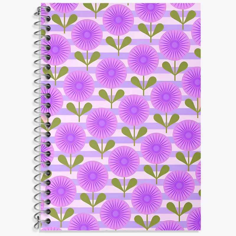 دفتر لغت 50 برگ خندالو طرح پترن گل گلی کد N6694