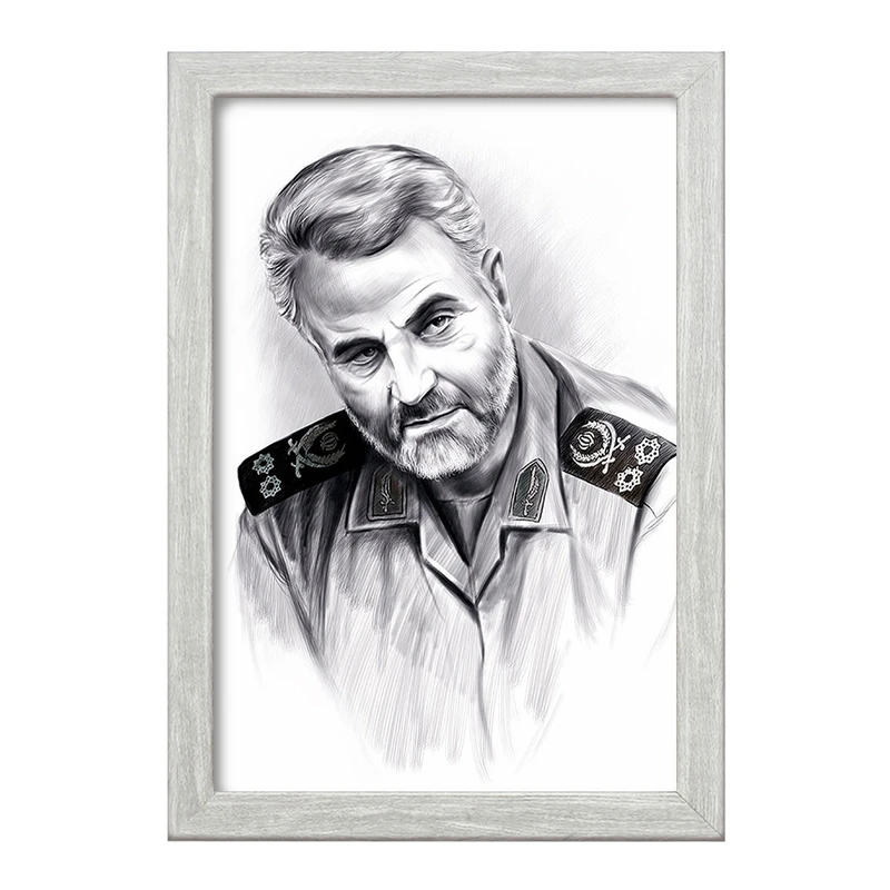 تابلو خندالو طرح سردار قاسم سلیمانی  کد 2618