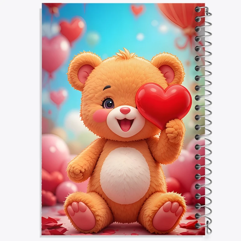 دفتر طراحی 50 برگ خندالو طرح خرس بامزه کد F11621