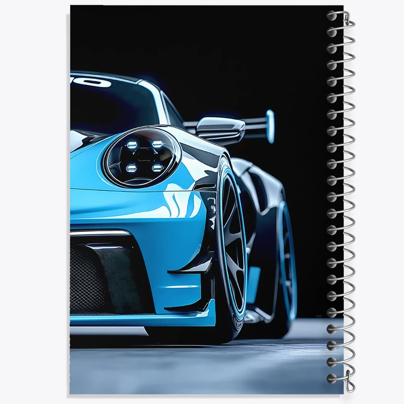 دفتر مشق 50 برگ خندالو طرح پورشه (Porsche Gt3 Rs) کد N7509