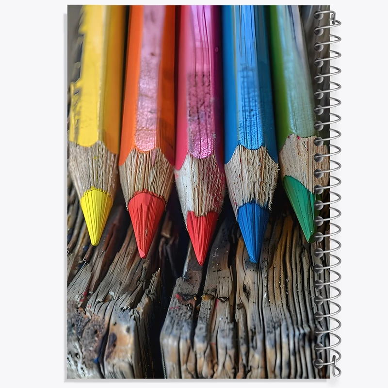 دفتر لیست خرید 50 برگ خندالو طرح مدادرنگی کد F11765