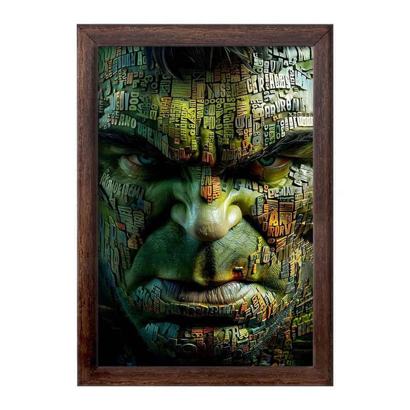تابلو خندالو طرح هالک مارول (Marvel) کد F7165